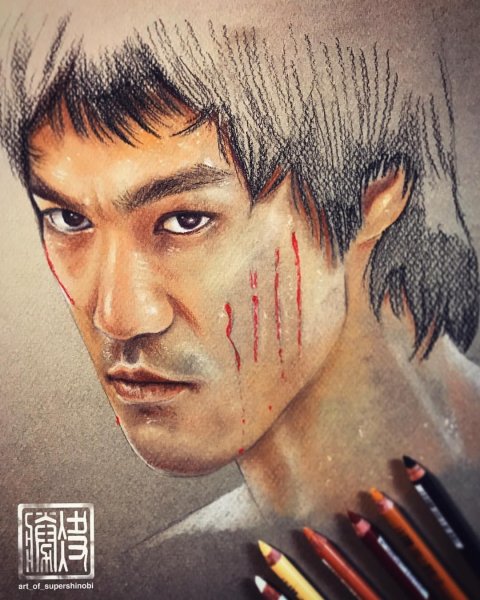 Bruce Lee рисунки