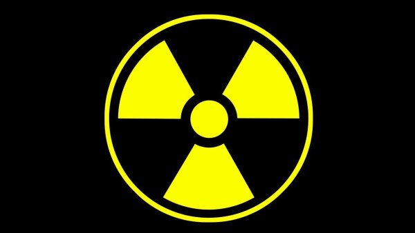 Круглый знак радиации