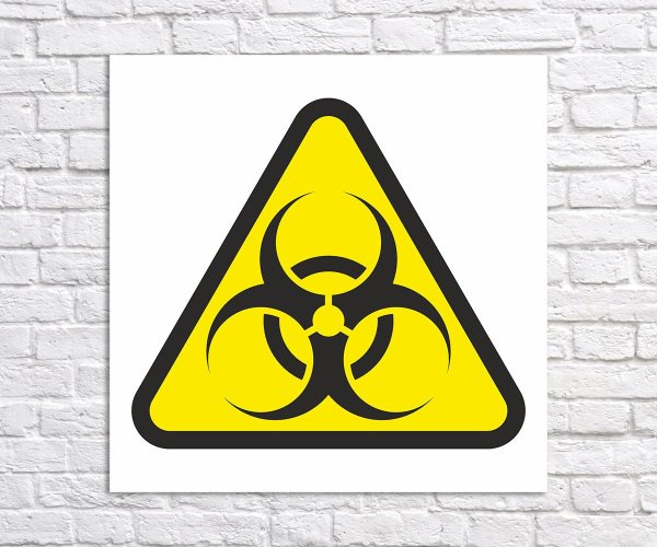 Знак радиационной опасности