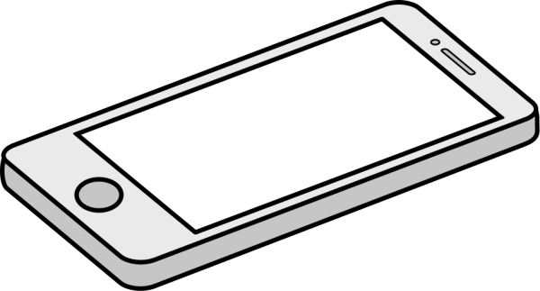 Шаблон мобильного телефона