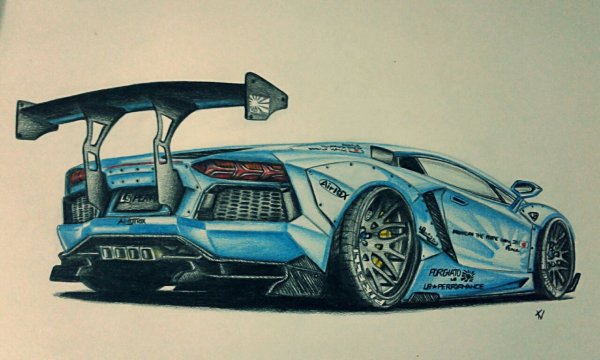Lamborghini lp700-4 Blueprint