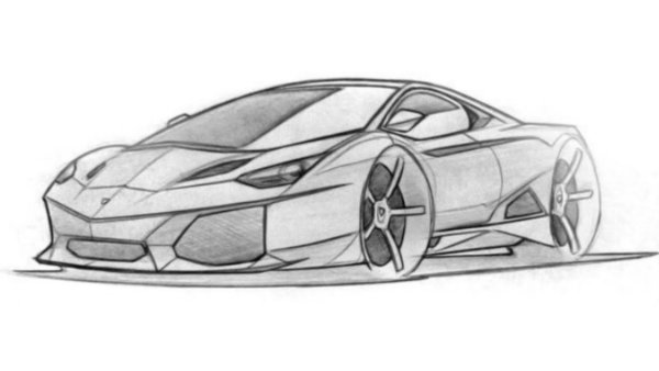 Lamborghini Urus чертеж