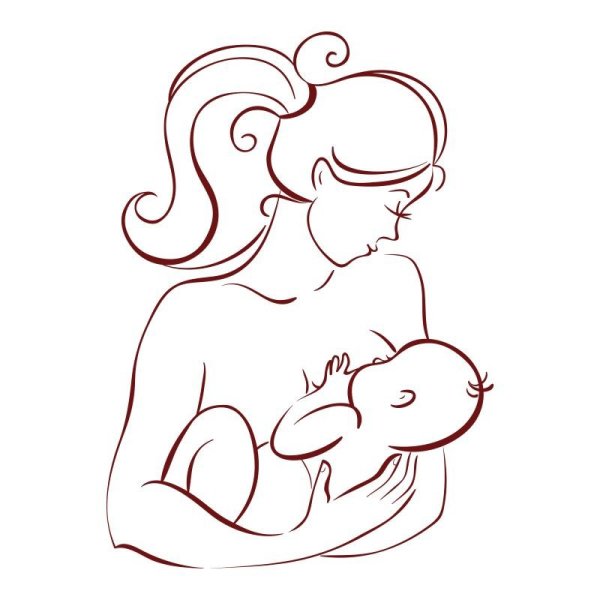Грудное вскармливание рисунок