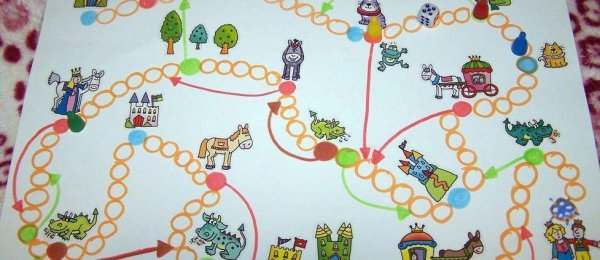 Игра ходилки своими руками для детей