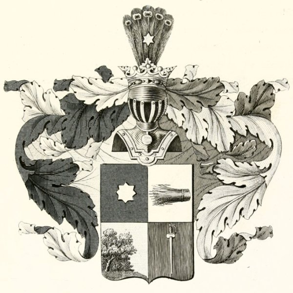 Герб рода Дубровских и Троекуровых