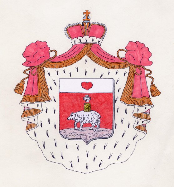 Герб рода Дубровских и Троекуровых