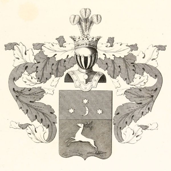 Герб семьи Дубровского и семьи Троекуровых