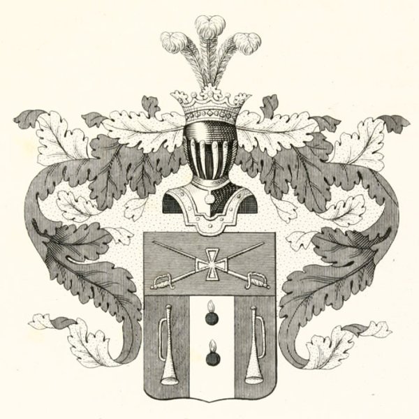 Герб рода Дубровских и Троекуровых