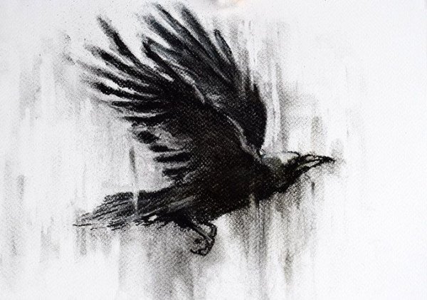 Ворон углем