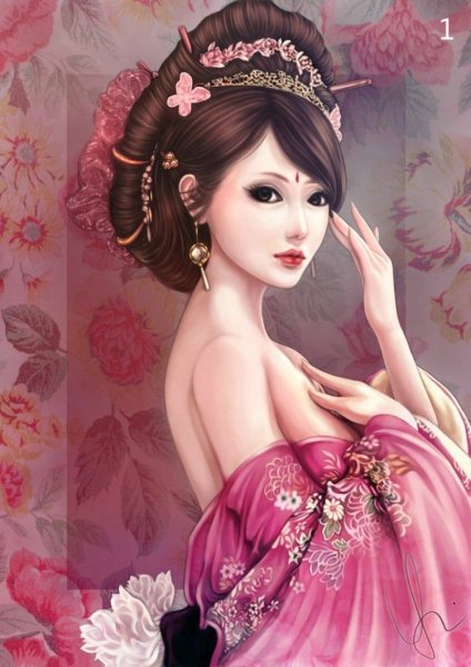 Японская принцесса арт
