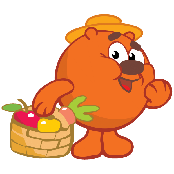 Разукрашки Смешарики Копатыч