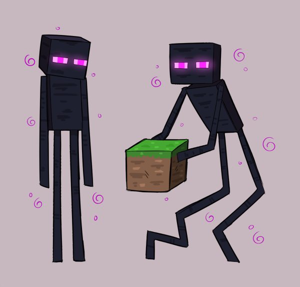 Майнкрафт моб ЭНДЕРМЕН