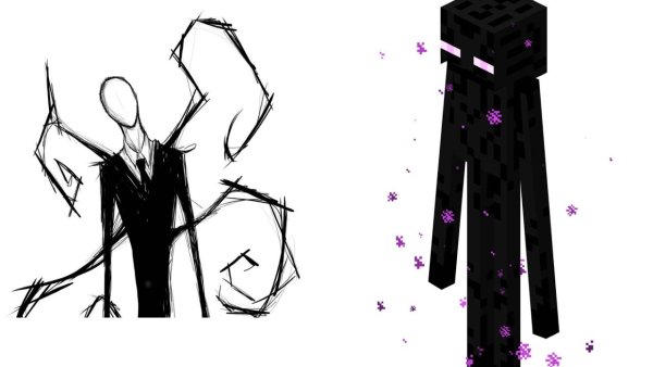 Майнкрафт Enderman Art