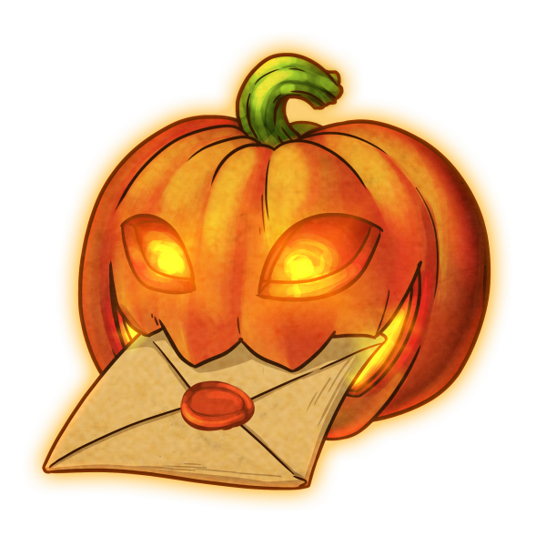 Тыковка Хэллоуинская арт