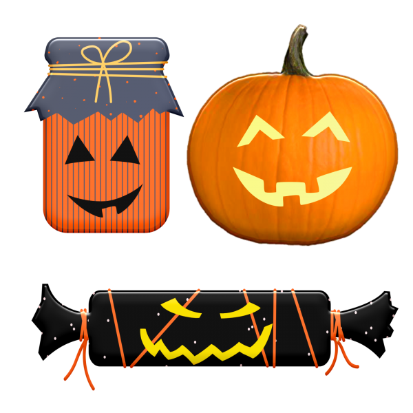 Тыквы на Хэллоуин иллюстрация