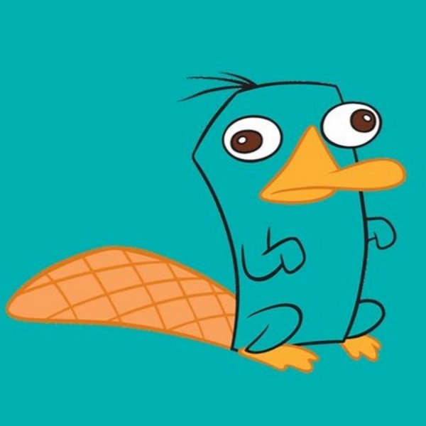 Перри Утконос срисовать