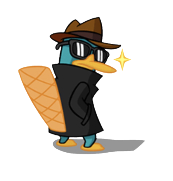 Перри Утконос Стикеры