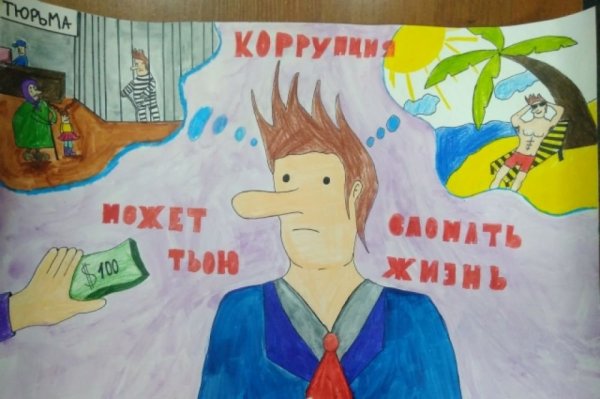 Коррупция рисунки на конкурс