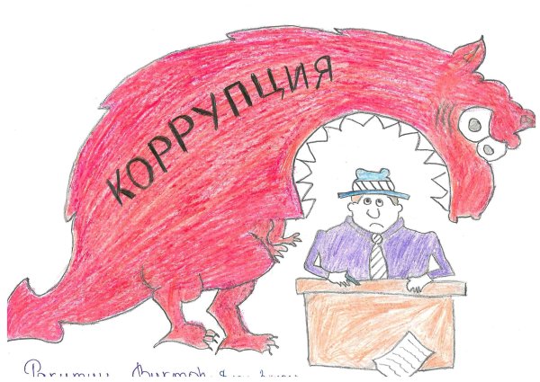 Мы против коррупции плакат