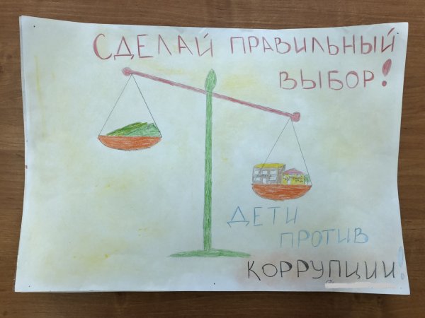 Конкурс рисунков борьба с коррупцией