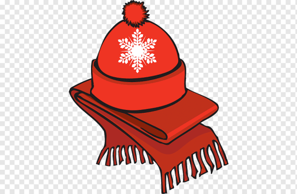 Зимняя одежда на прозрачном фоне