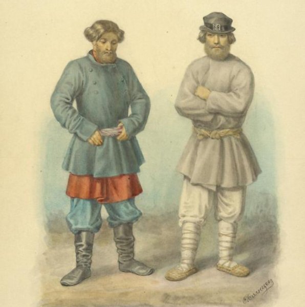 Русская одежда крестьян