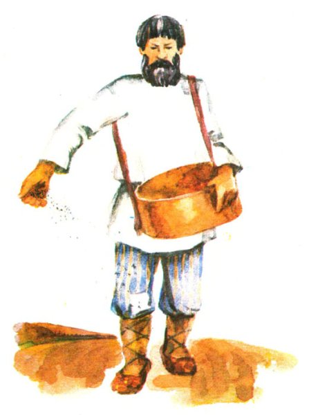 Нарисовать крестьянина