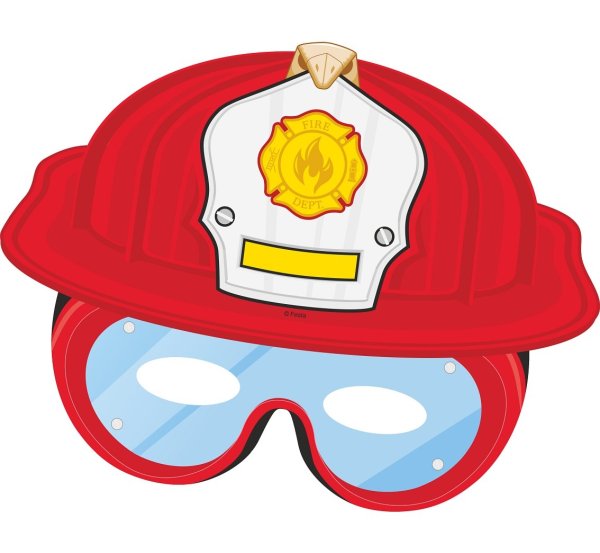 Маска пожарного для детей