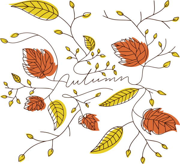 Рисунки осенних листьев