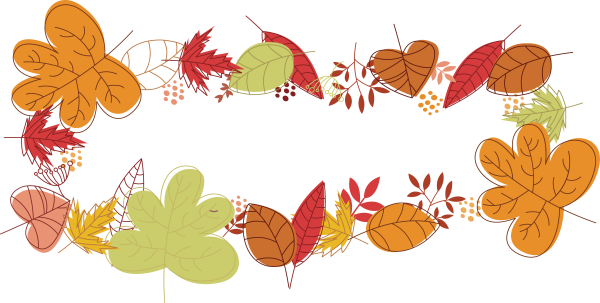 Акварельные осенние листья