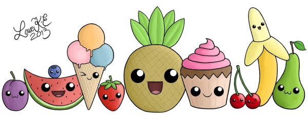 Рисунки для срисовки еда