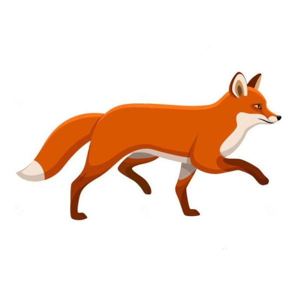 Лиса картинка для детей