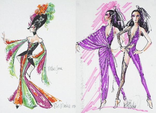 Сценические образы рисовать карандашом