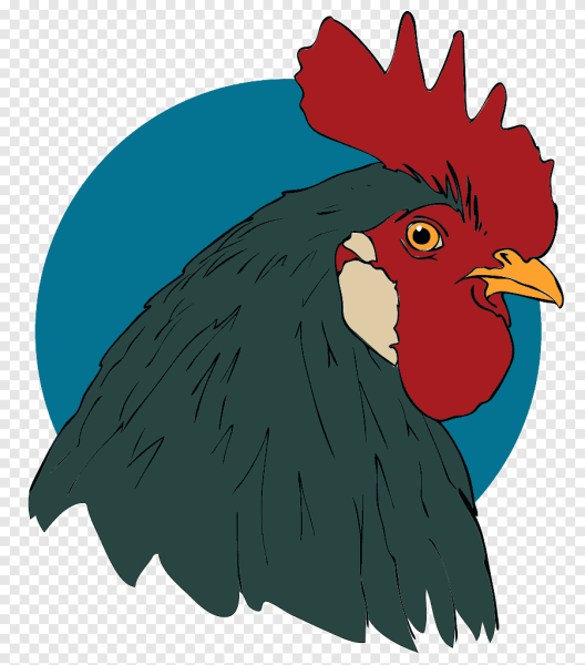 Голова петуха для детей