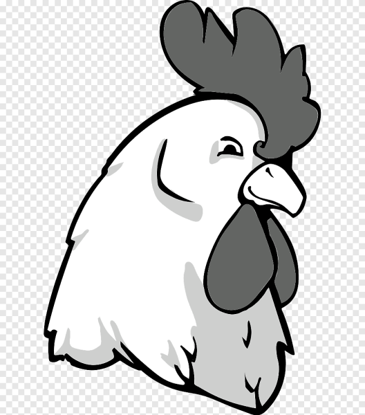 Голова петуха раскраска для детей