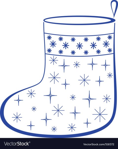 Скетч Рождественский носок