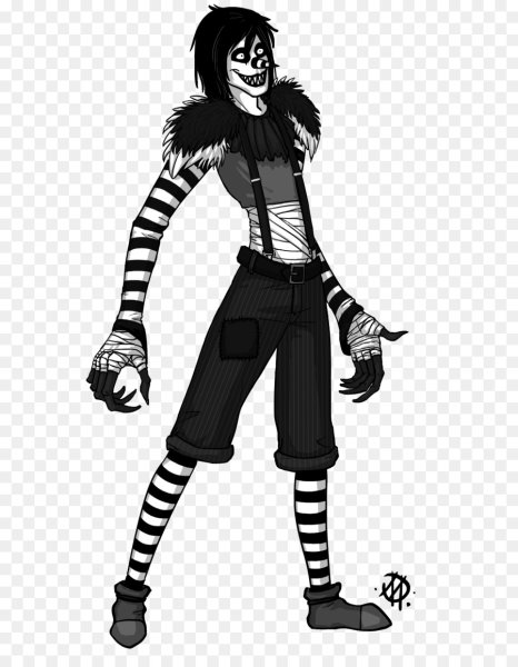 Крипипаста смеющийся Джек в полный рост