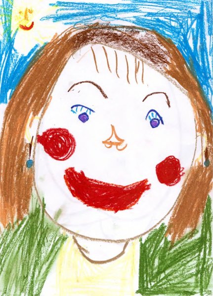 Детские рисунки мамы