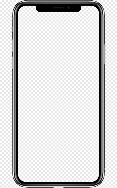 Смартфон на прозрачном фоне