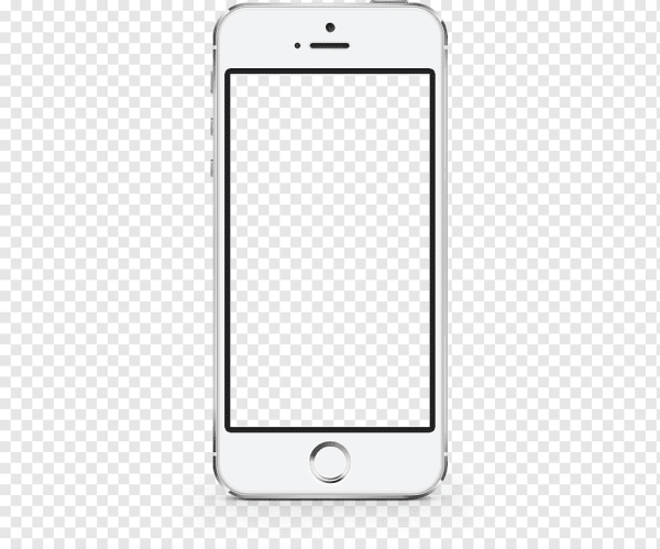 Экран айфона без фона
