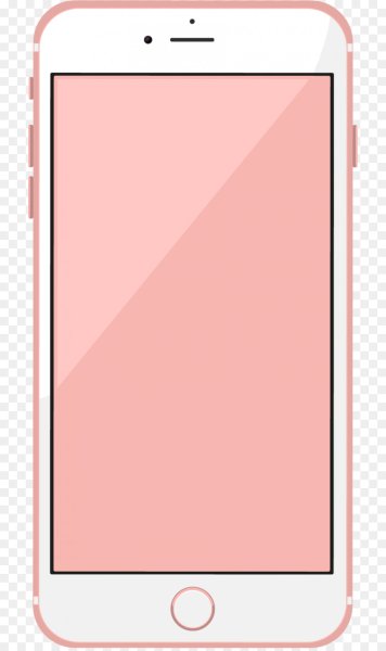 Экран смартфон розовый