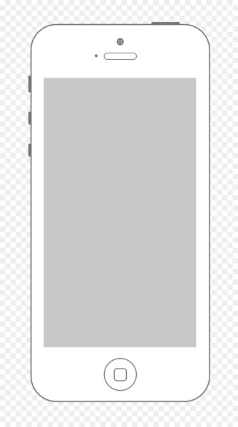 Экран смартфона на белом фоне