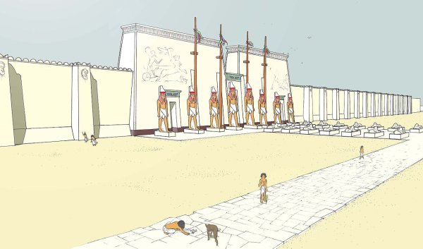 Мемфис древний Египет реконструкция