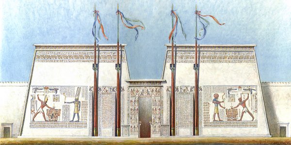 Пилоны древний Египет храм