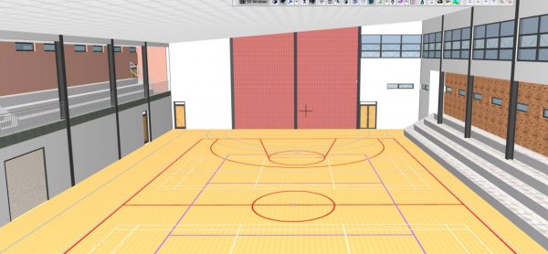 Эскиз спортивного зала