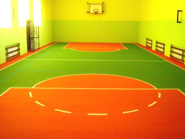 Цвет стен спортивного зала