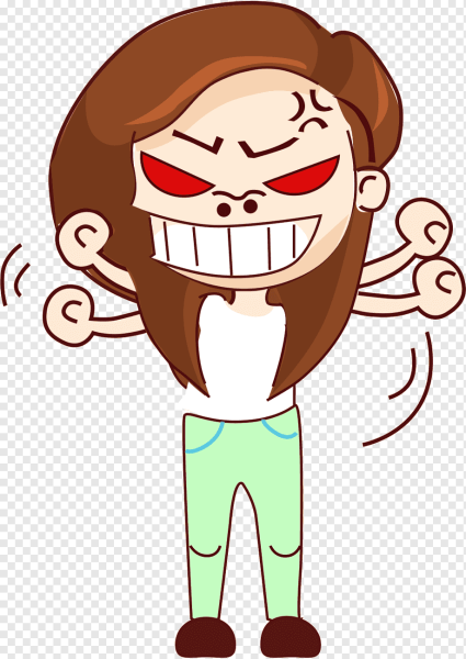 Злой человек мультяшный