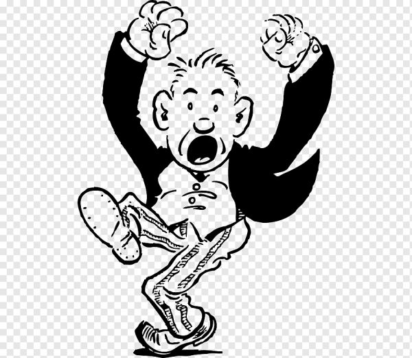 Агрессивный человек рисунок