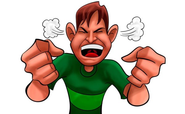 Злость мультяшная