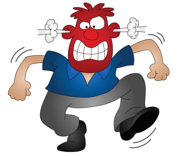 Разгневанный человечек